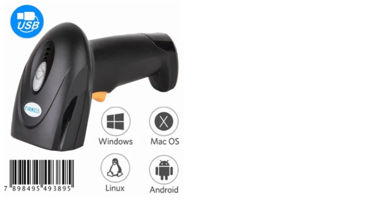 Lector de códigos de barra laser