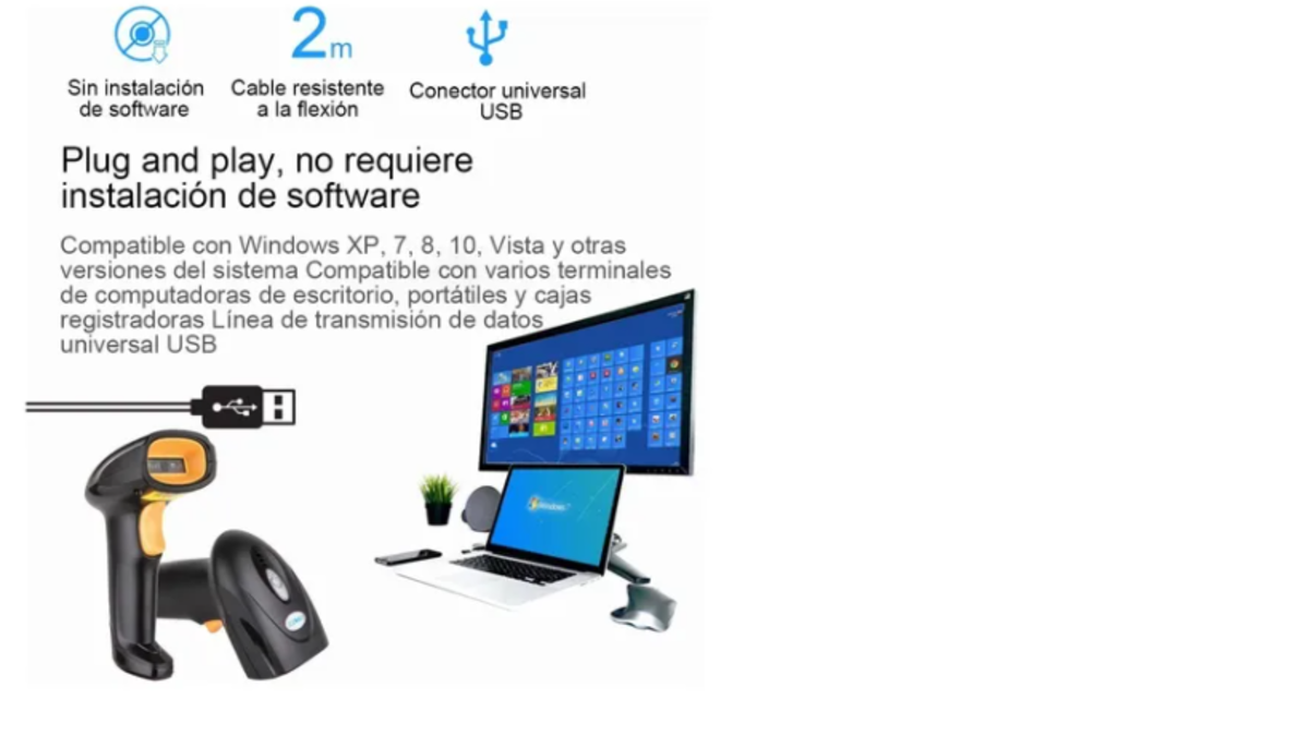 Lector de códigos de barra laser