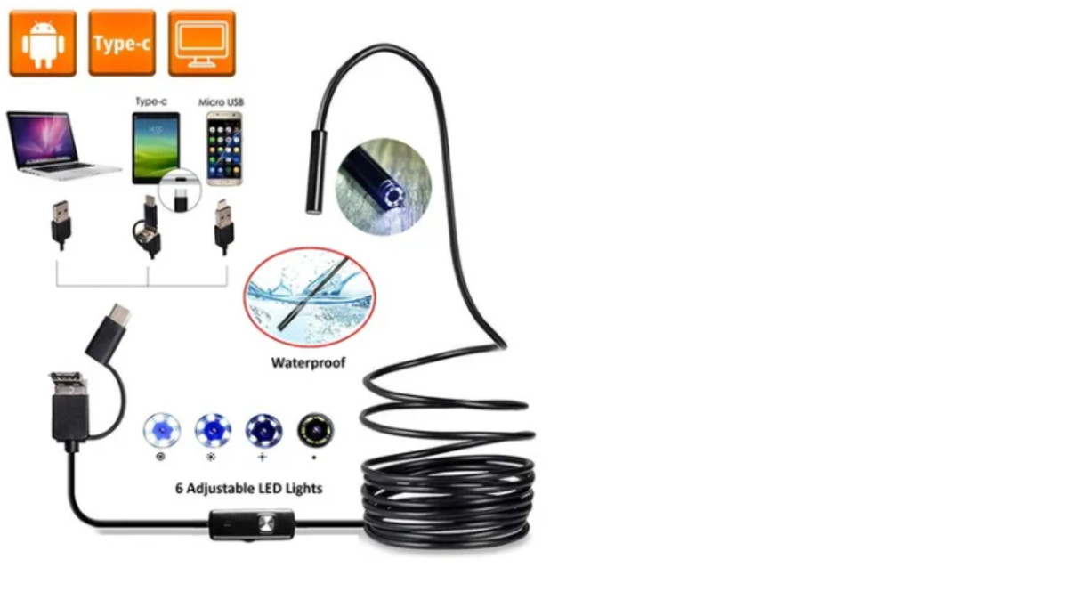 Cámara endoscopio celular 3.5M