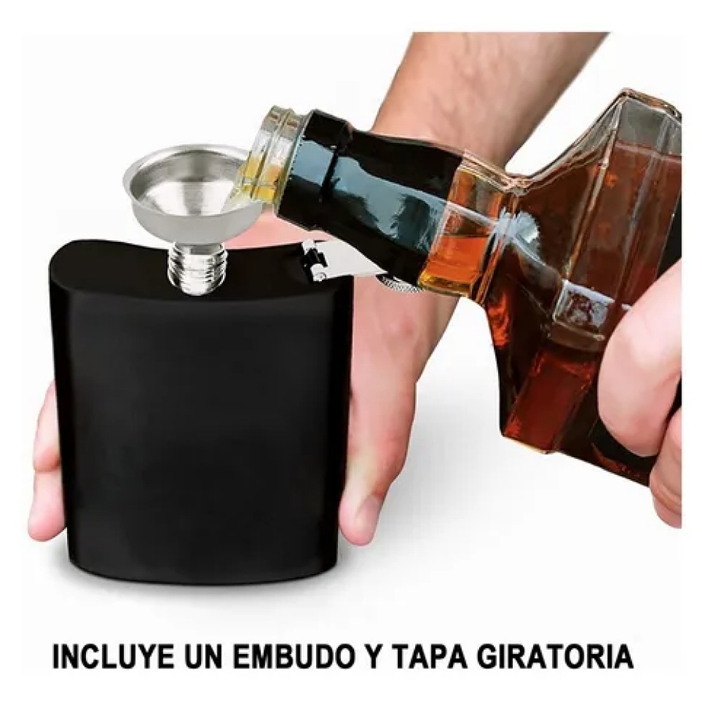 Licorera Y Ánfora De Bolsillo De 8 Onzas (236 Ml)