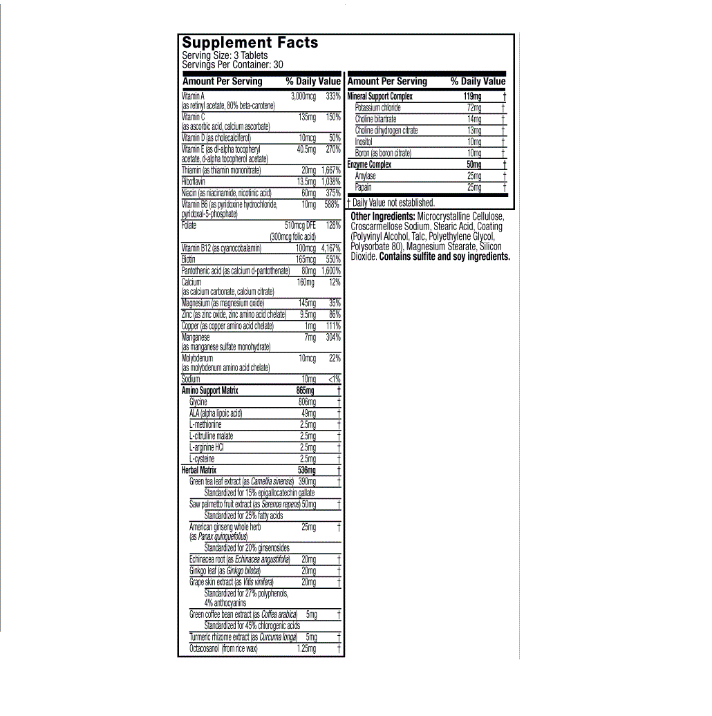 MuscleTech Platinum Multi Vitamin 90 Capsules