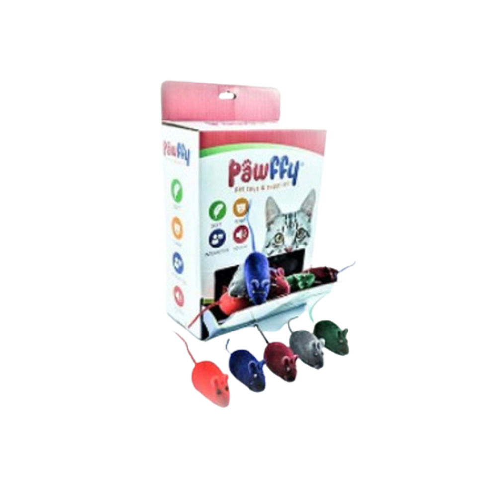 Juguete Gato Pawffy Raton Sonido Varios Colores 45pzs Sunny