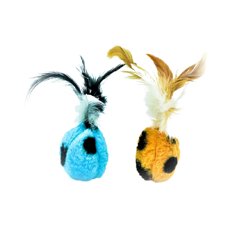 Juguetes Para Gato Rueda Para Gato s Pawffy Peluche C/plumas