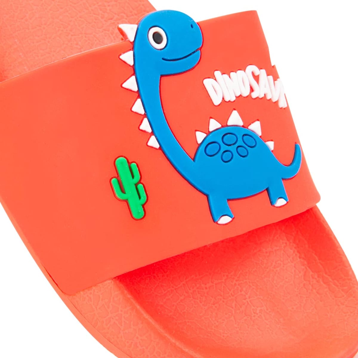 Sandalias de niño para playa o baño, color naranja, con dinosaurios, marca Schatz Kids, mod. 1019498