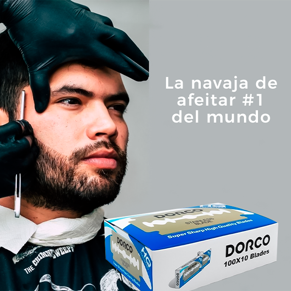 Navajas dobles para maquinas de afeitar, o porta navajas, Dorco 1000 pzs.