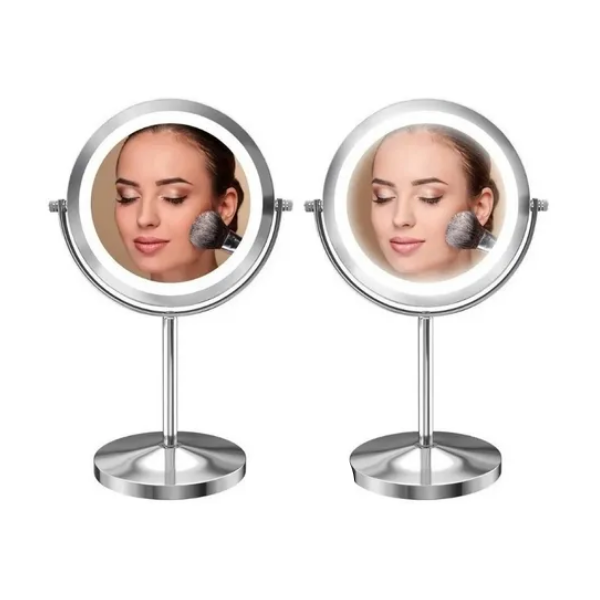 Espejo Para Maquillaje Con Luz Led Y Aumento Envió Gratis 