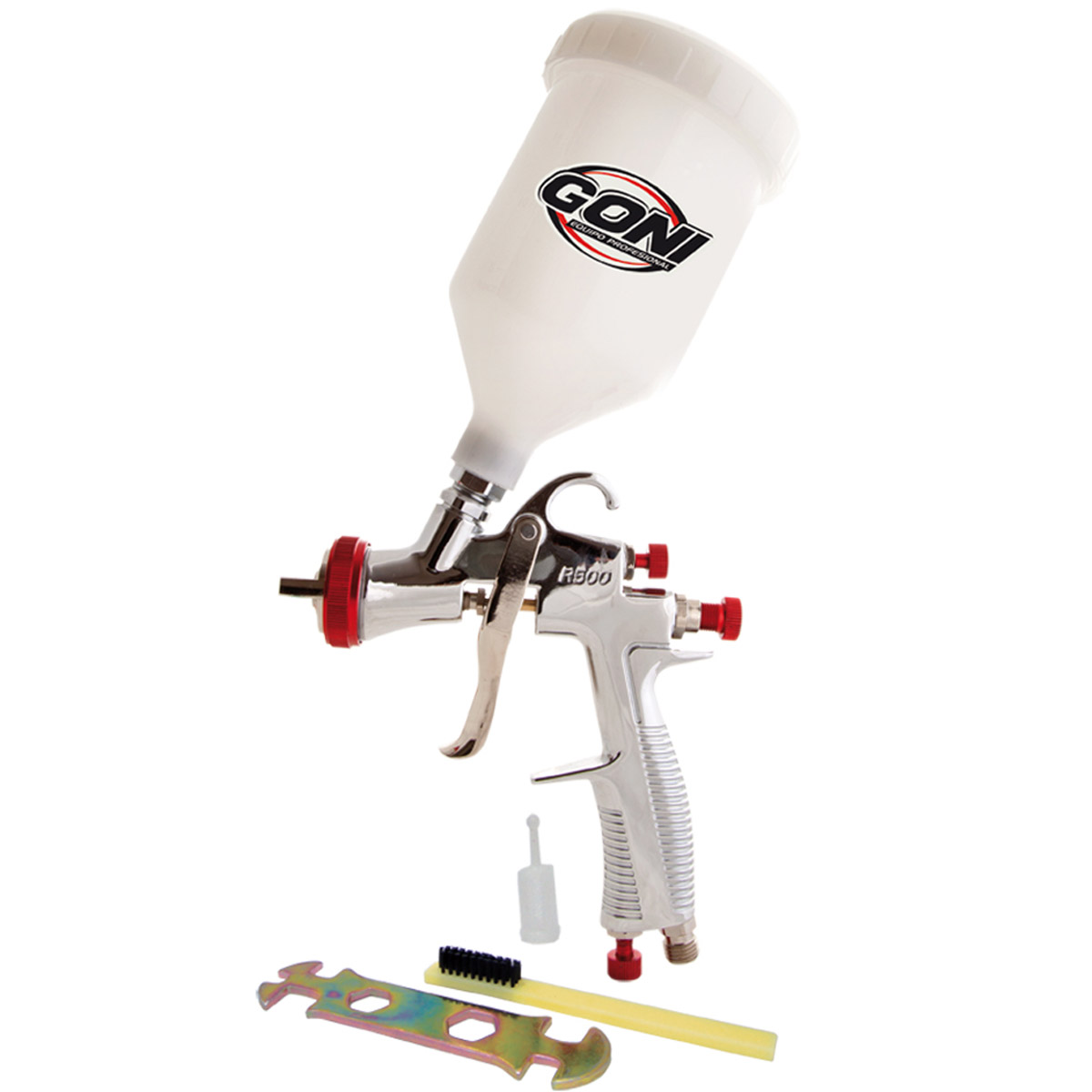 Pistola Para Pintar Goni 33000 De Gravedad Lvlp 600ml 