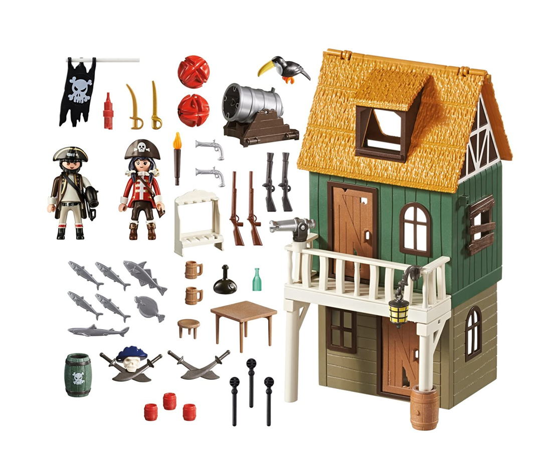 Playmobil 4796 Super4 Fuerte Pirata Camuflado con Ruby