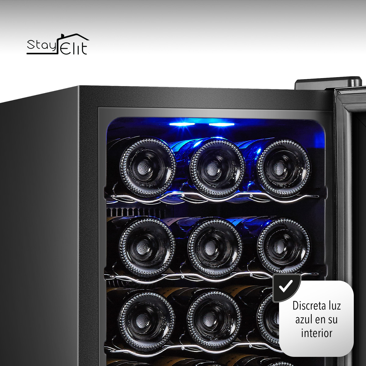 Cava De Vinos Enfriador 18 Botellas Hogar Bar Stay Elit