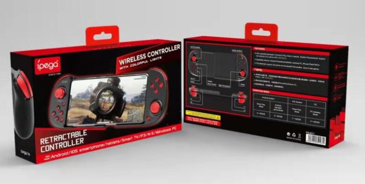 Control Remoto Joystick Inalámbrico Ipega Pg-9217 Negro