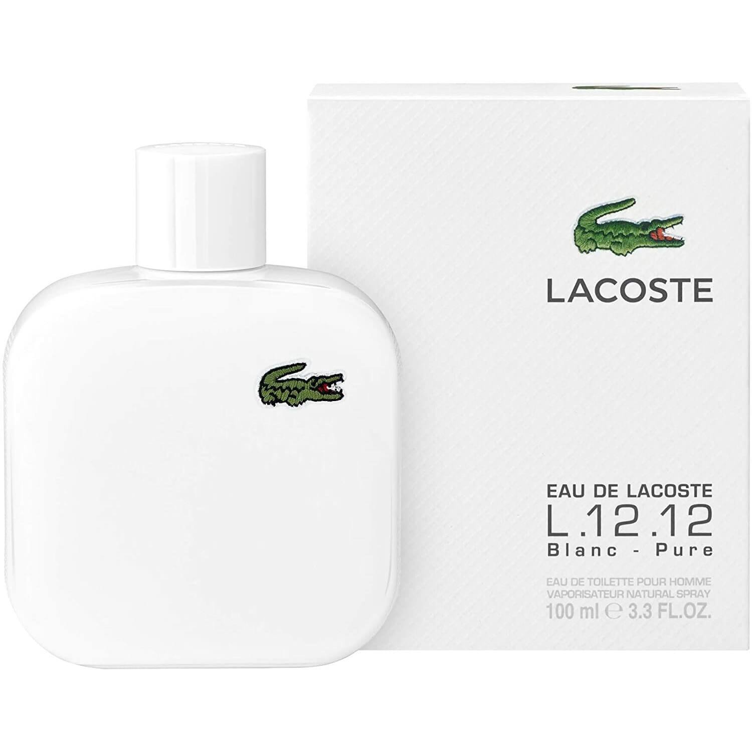 LACOSTE BLANC 12.12 EAU DE TOILETTE 100ML