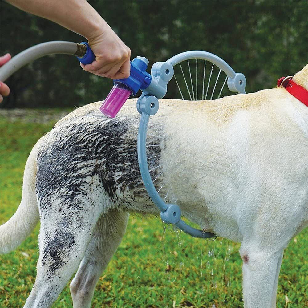 Regadera Con Manguera 360 Ajustable Para Baño Perro