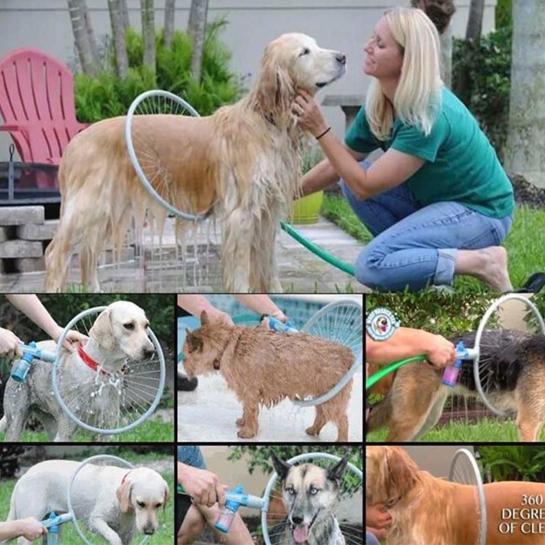 Regadera Con Manguera 360 Ajustable Para Baño Perro