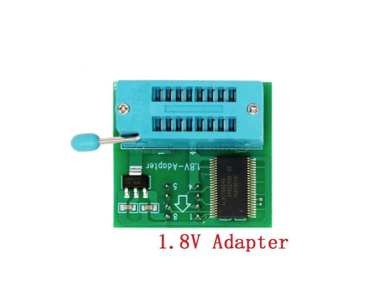 Set Programador Ch341a+adap Soic8+chip Sop8+adap1,8v+bios Us