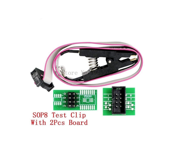 Set Programador Ch341a+adap Soic8+chip Sop8+adap1,8v+bios Us