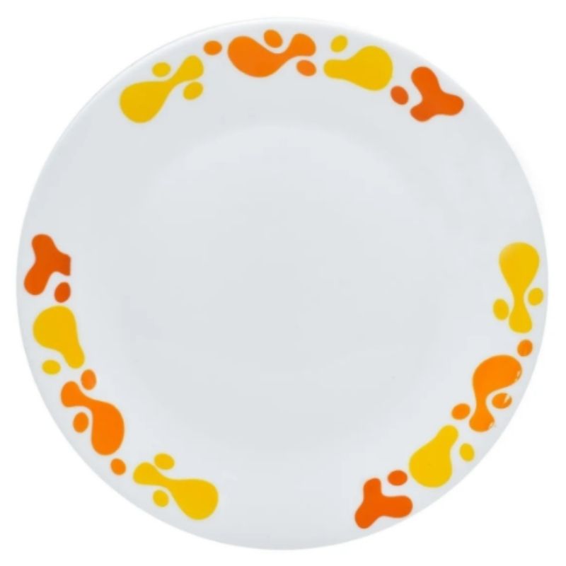 Bormioli Rocco 1522-964 Vajilla Blanca + Bowl Ensaladera 6 Personas Vidrio Opal 19pz