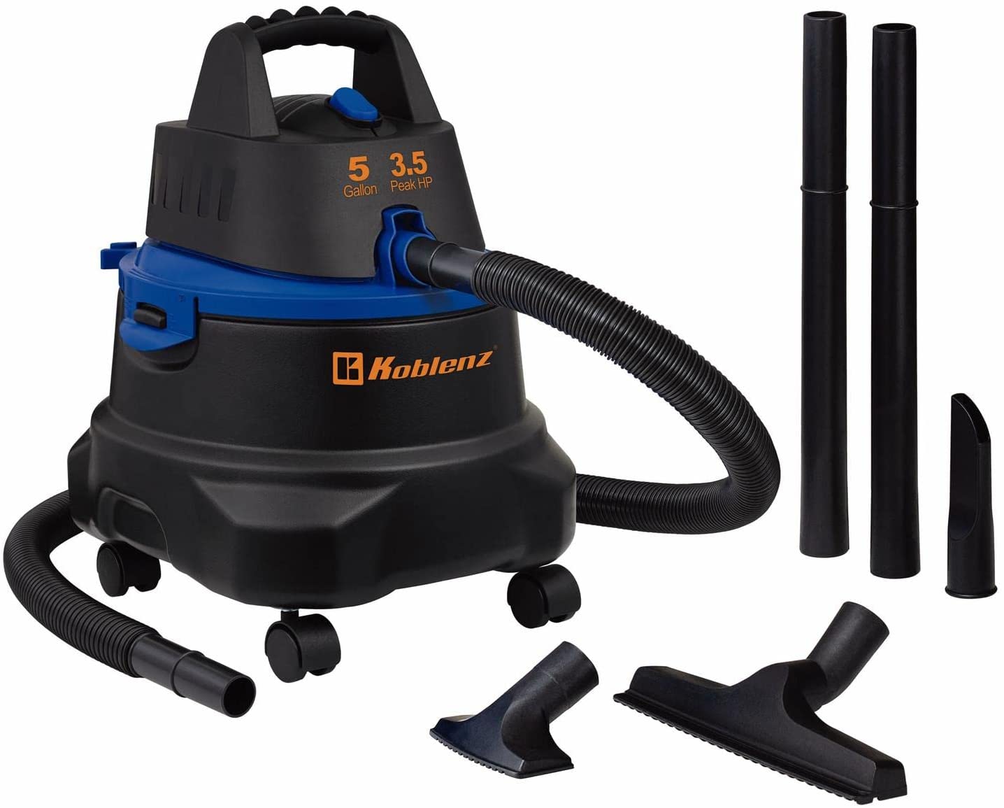 Aspiradora Seco-Mojado Koblenz WD-5 MA 5 galones motor 3.5 HP.