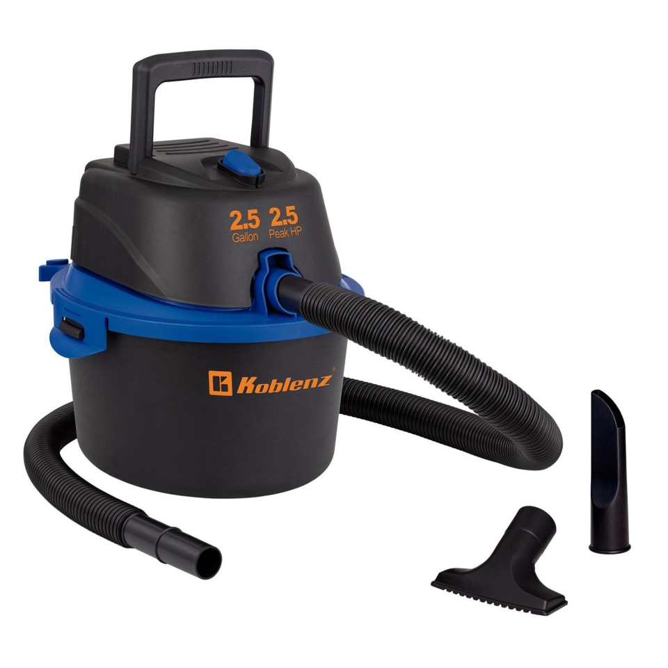 Aspiradora Seco-Mojado Koblenz WD-2.5 MA 2.5 galones motor 2.5HP.