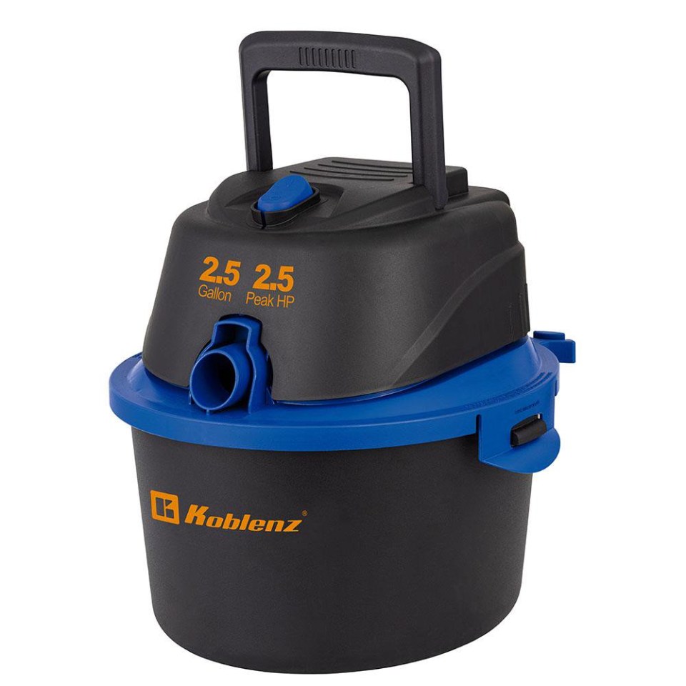 Aspiradora Seco-Mojado Koblenz WD-2.5 MA 2.5 galones motor 2.5HP.