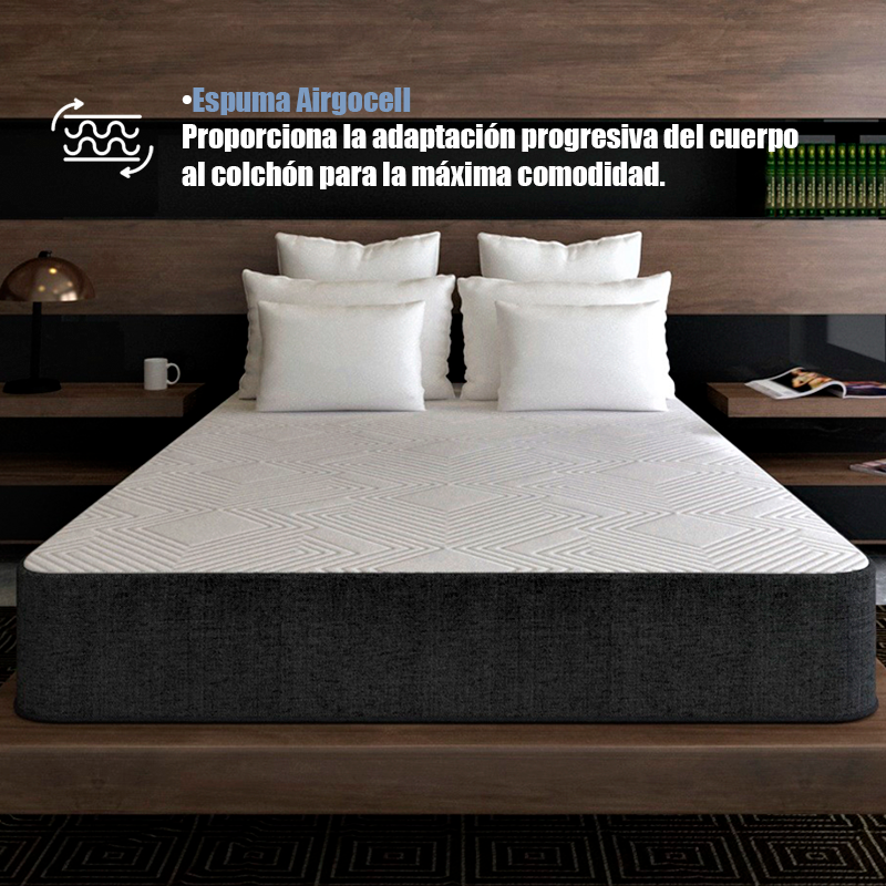 Colchón Matrimonial Eternal Nat Dormez Memory Foam Gel Premium + 2 ALMOHADAS GRATIS
