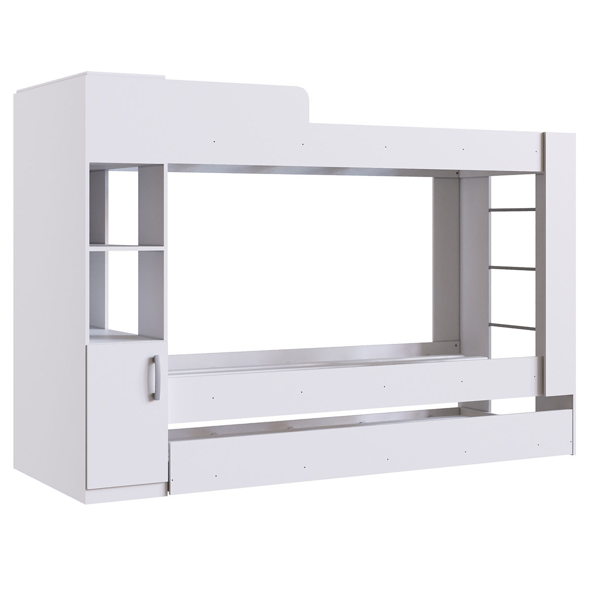 Base Litera Triple Cama Junior Individual Canguro Repisas