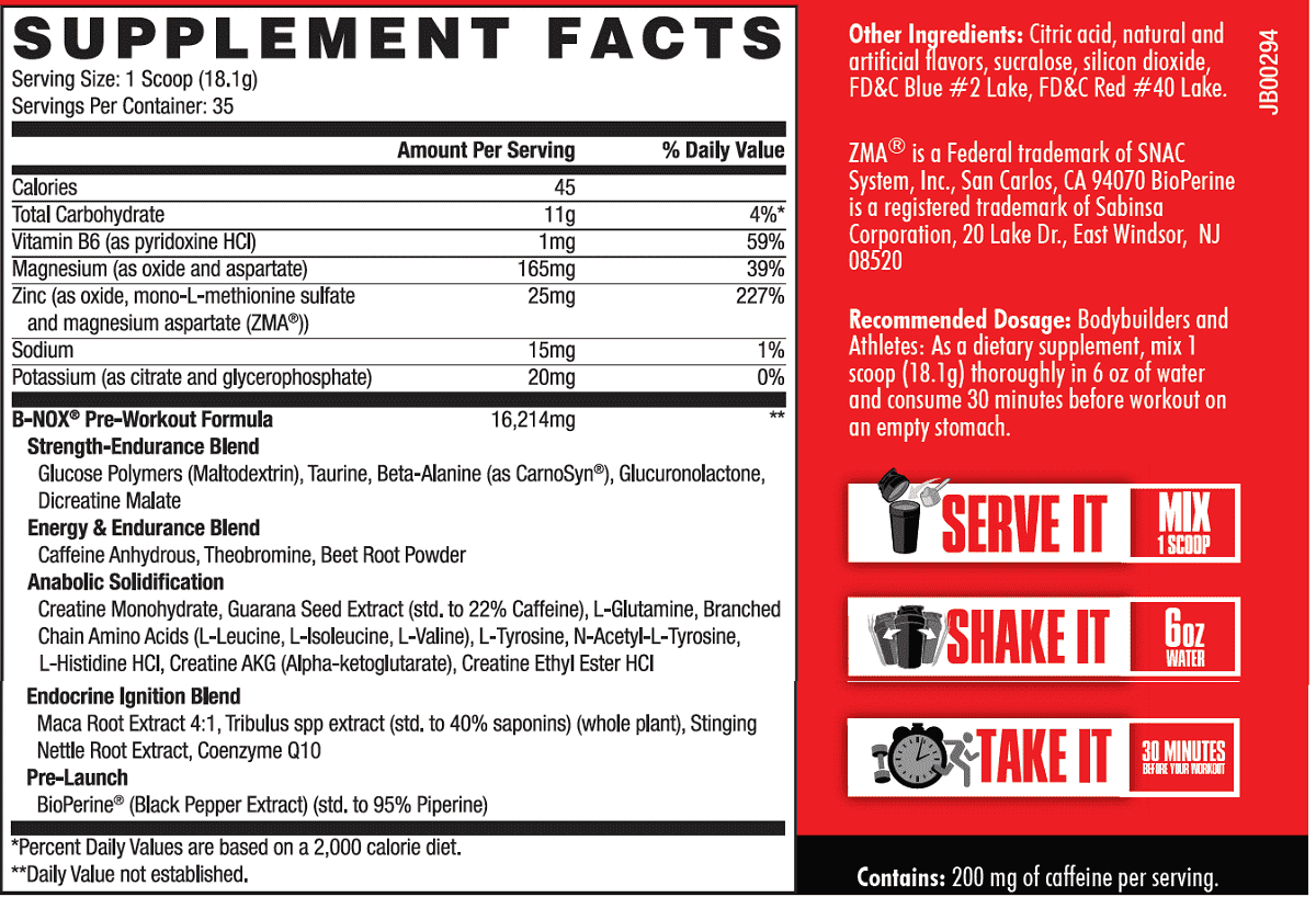 B-Nox / Bullnox Androrush Betancourt 35 Tomas.