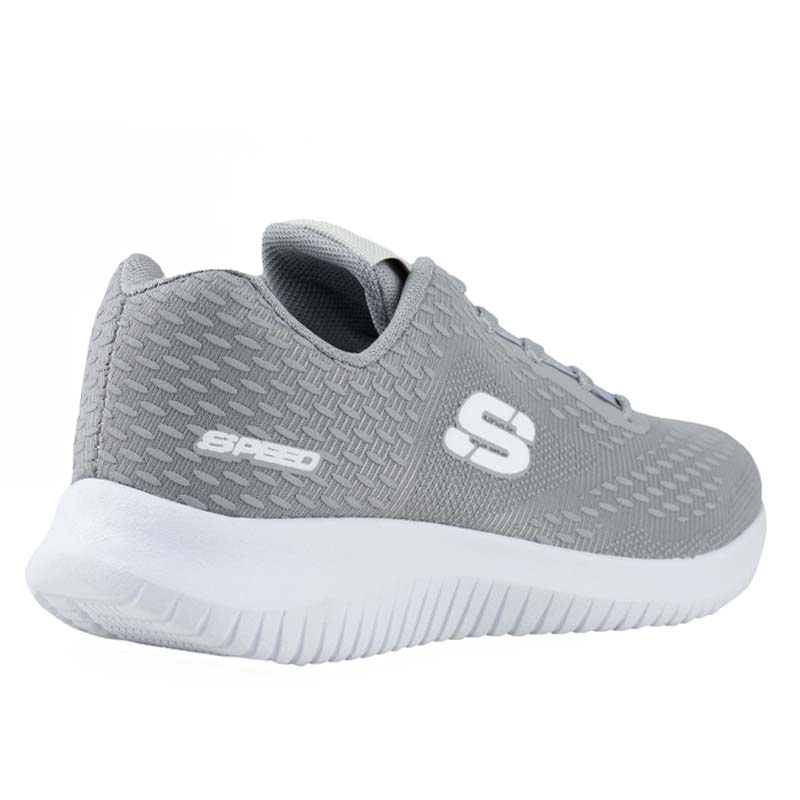 TENIS URBANOS CLASICOS HOMBRE MUJER 130 GRIS SUELA TR LIGERA