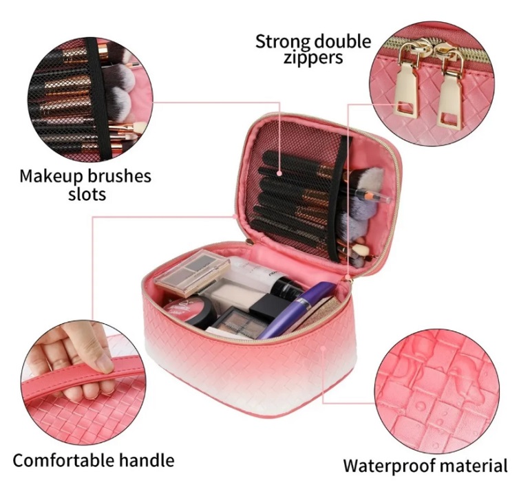 Estuches De Maquillaje Bolsa Cosmetiquera Set 3 Neceser