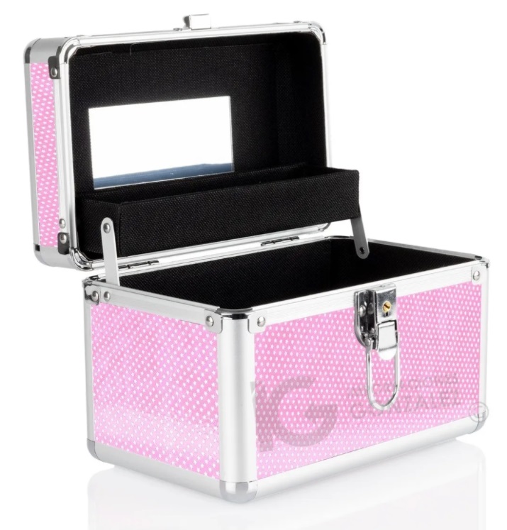 NECESER COSMETIQUERA MINI CON ESPEJO