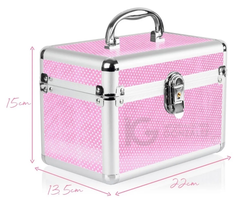 NECESER COSMETIQUERA MINI CON ESPEJO