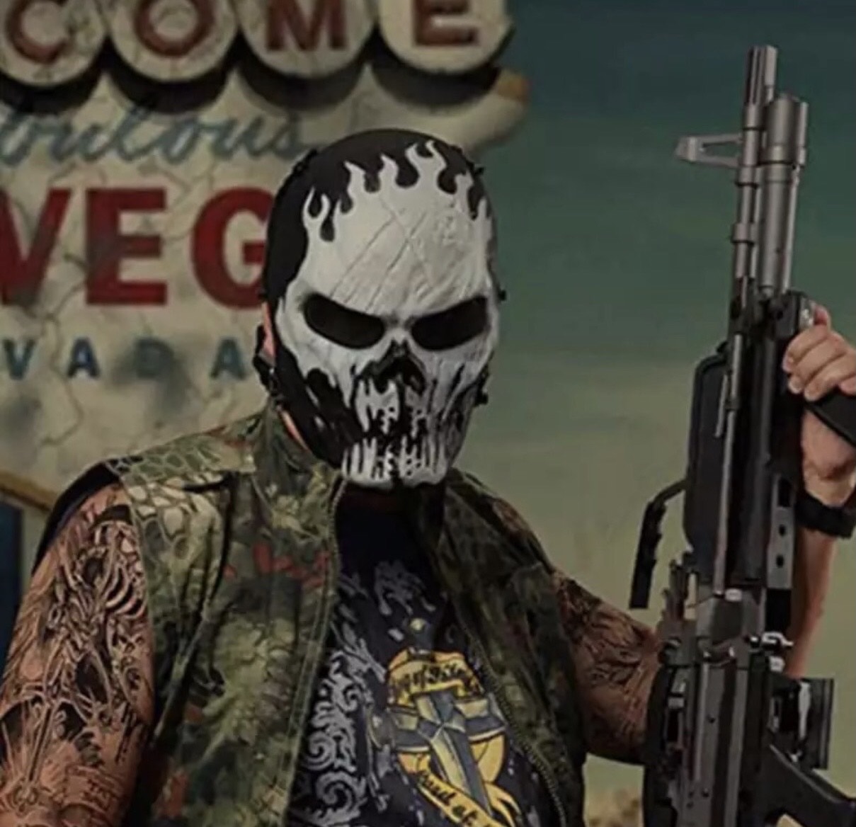 Mascara Tactica Skull Calavera Airsoft Tactica