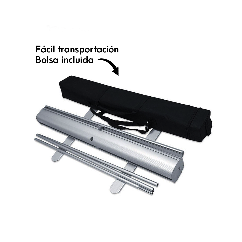 Roll Up Banner Publicitario De Aluminio 85x200