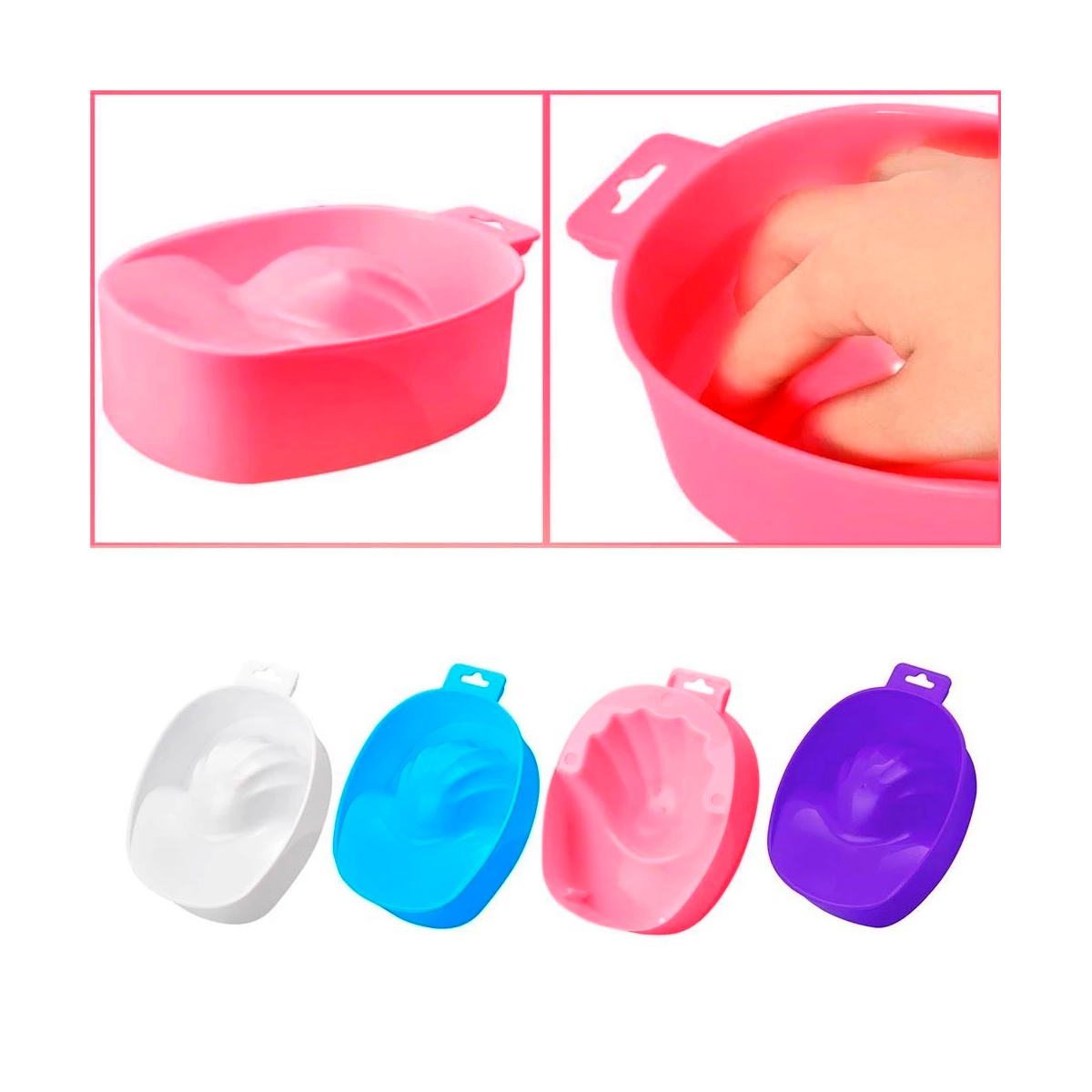 Tazón De Remojo Manual Para Uñas Removedor De Esmalte  Equipos Para Manciura  Spa  