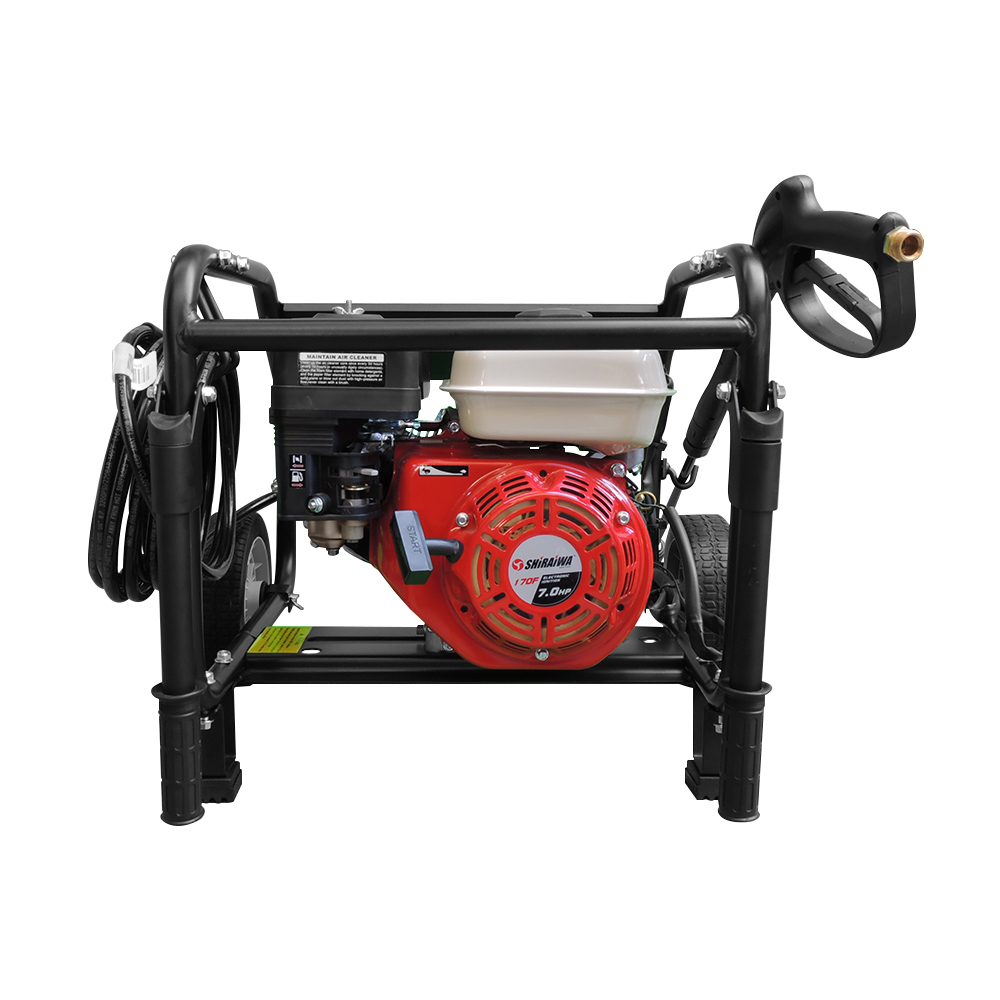 HIDROLAVADORA INDUSTRIAL A GASOLINA 7 HP 3300 PSI SHIRAIWA SHI3370