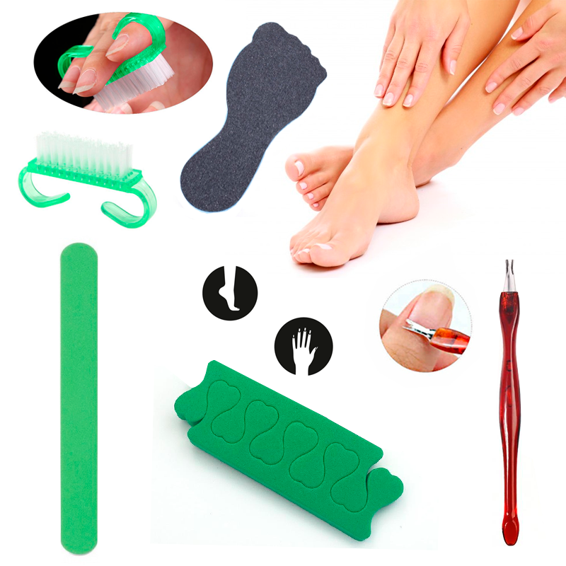 Uñas Manicura Y Pedicura Kit Basico Para Cuidado De Las Manos Lima De Uñas