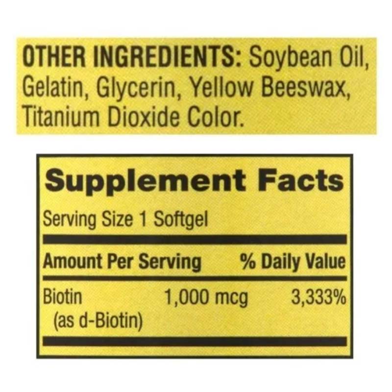 Biotina Plus Keratina 10,000mcg Pelo Piel Uñas 60 Caps Extra Spring Valley