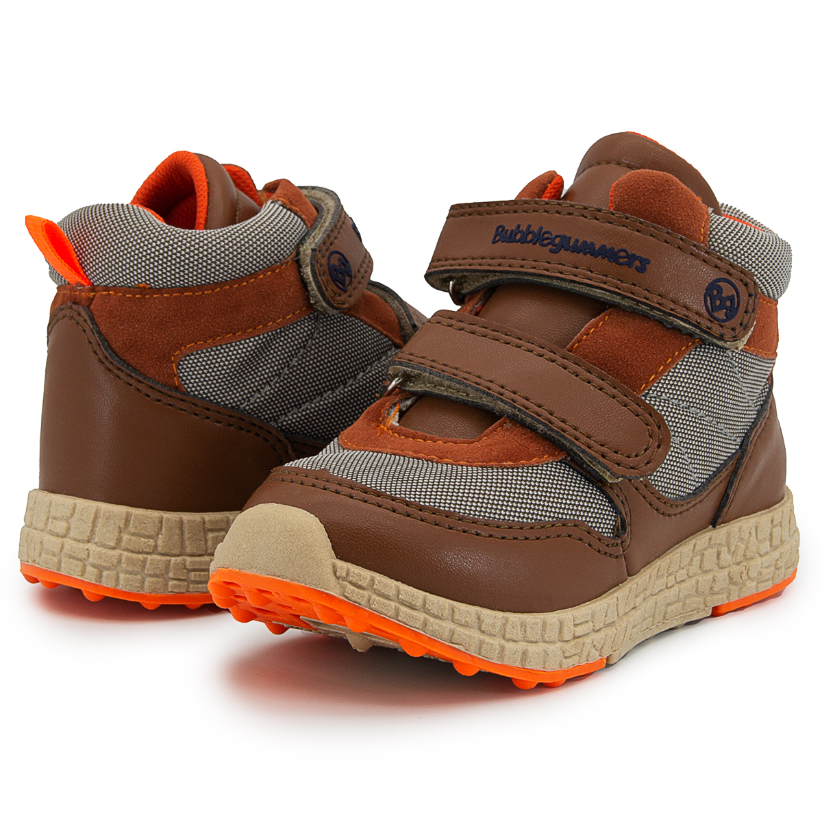 Tenis Bota Niño Bubble Gummers Niebla/Beige 14-18