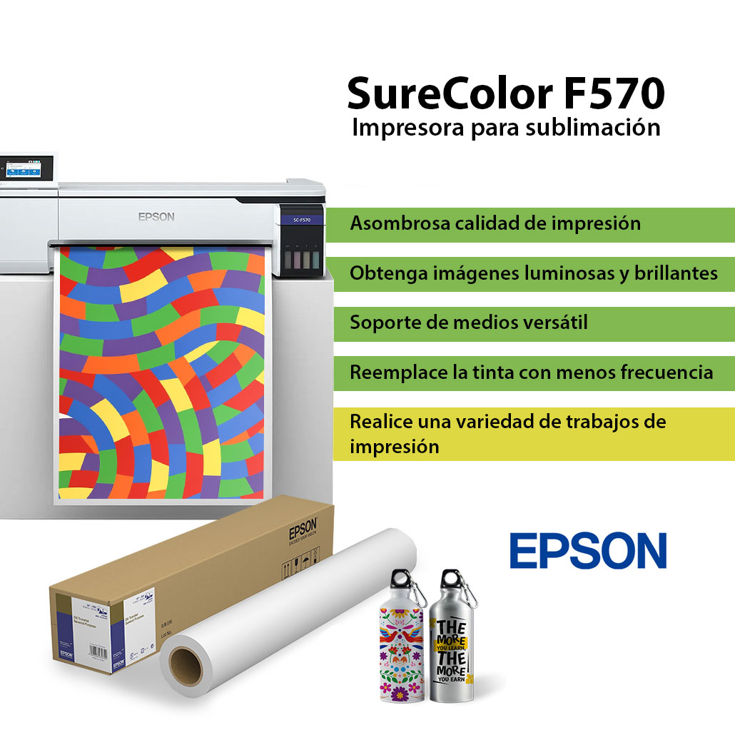 Impresora Para Sublimación Epson Surecolor F570 60cm
