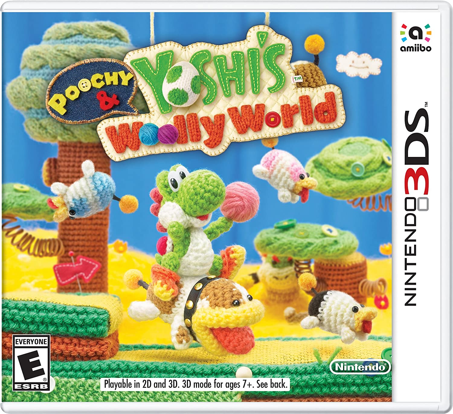 POOCHY & YOSHI WOOLLY WORLD - 3DS