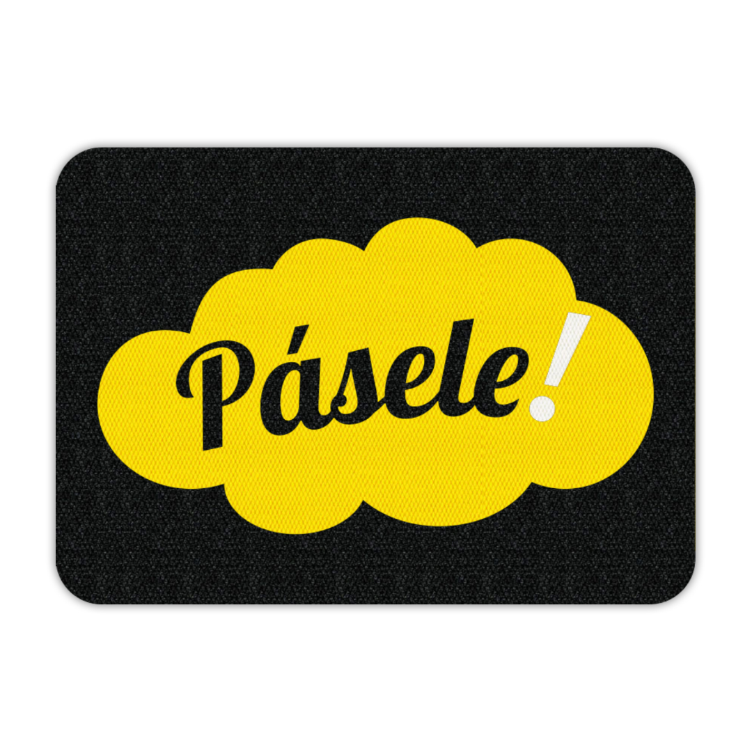 TAPETE DECORATIVO ELITEMAT DISEÑO PÁSELE DE 0.70X0.50 MTS