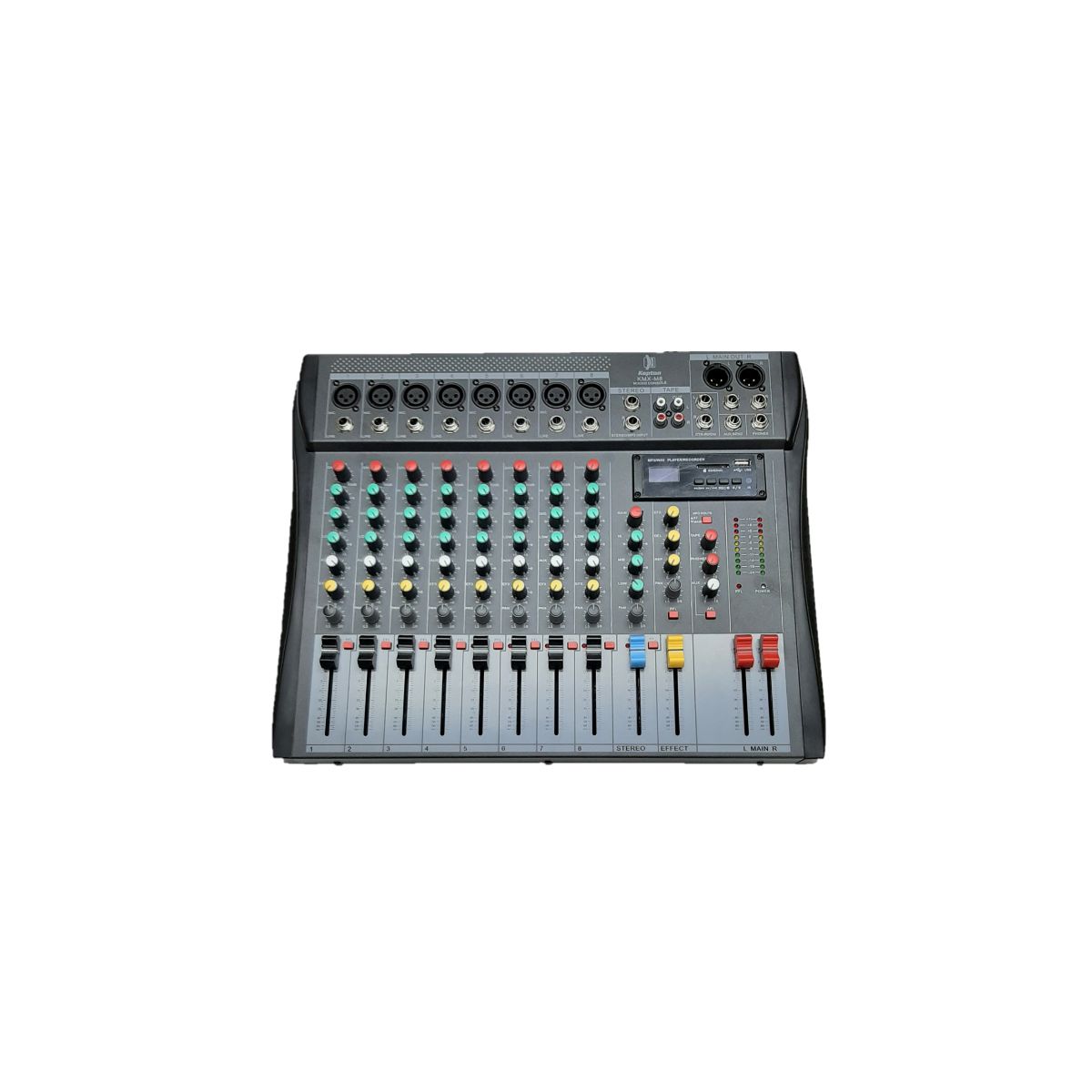 Mezcladora KAPTON KMX-M8 8 Canales USB 2.0 Negro