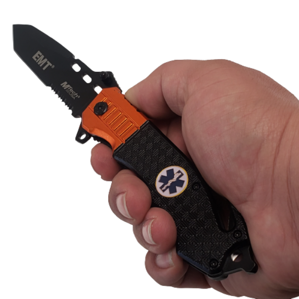 Navaja TF-740EM rescate apertura asistida naranja