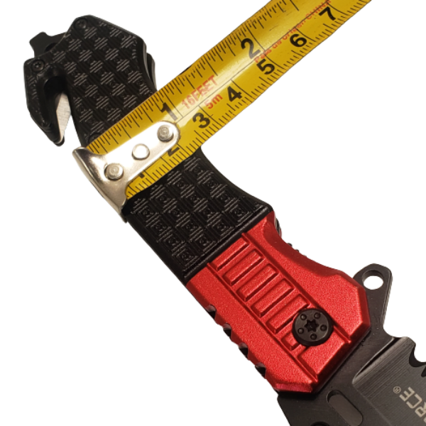 Navaja TF-740FD rescate apertura asistida Roja