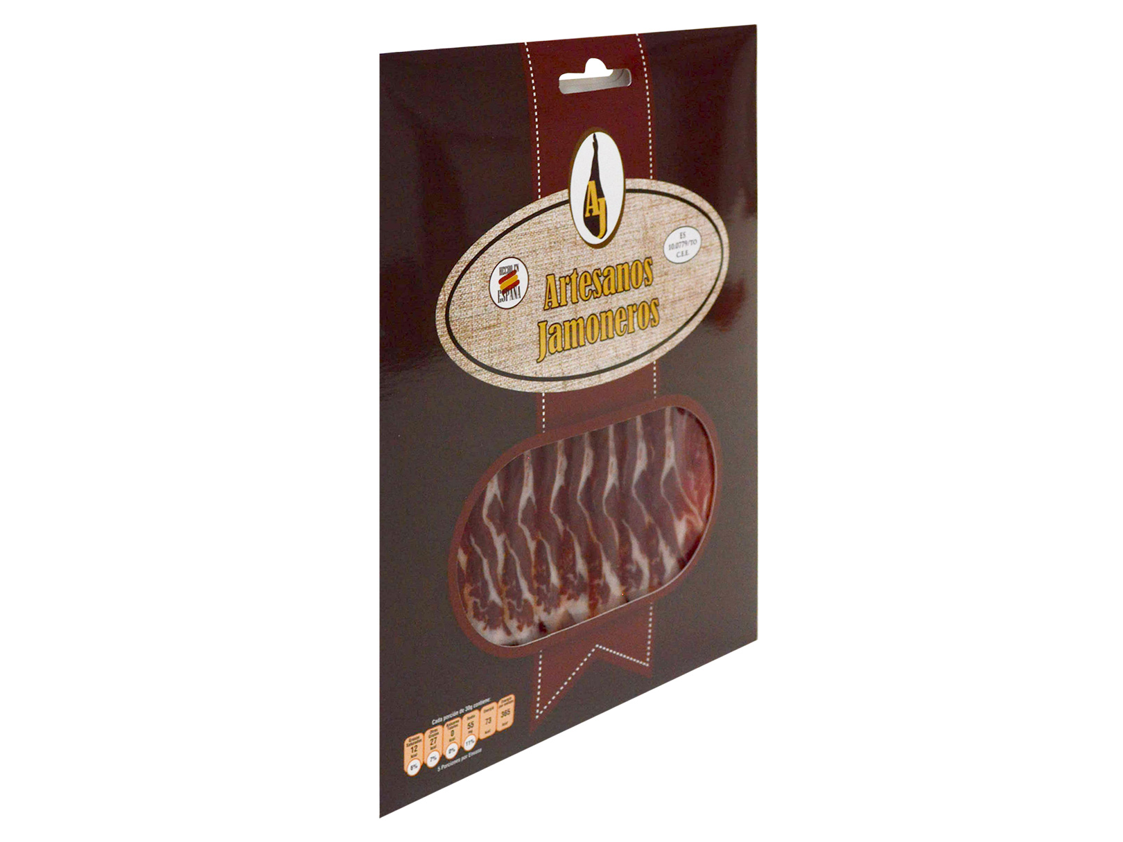 Pack 5 Pz De Jamón Serrano Artesanos Jamoneros 100gr