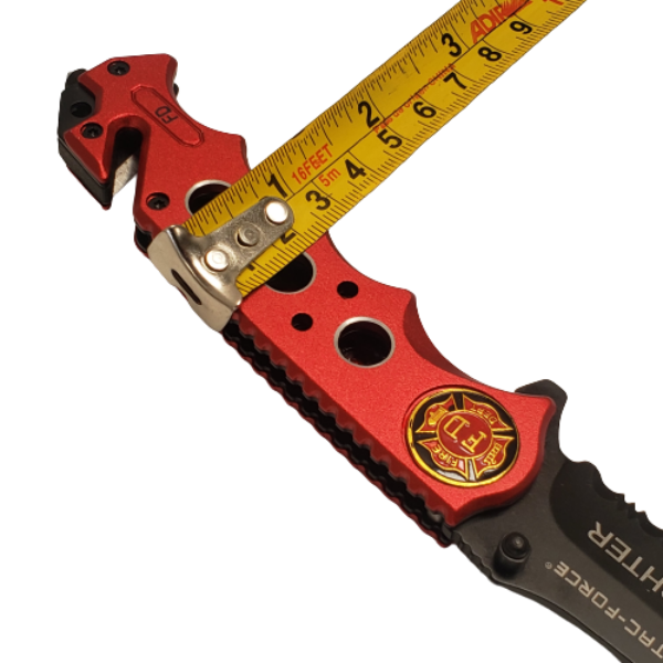 Navaja TF-611FDR rescate apertura asistida Roja Fire Fighter