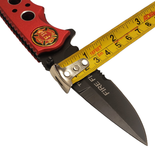 Navaja TF-611FDR rescate apertura asistida Roja Fire Fighter