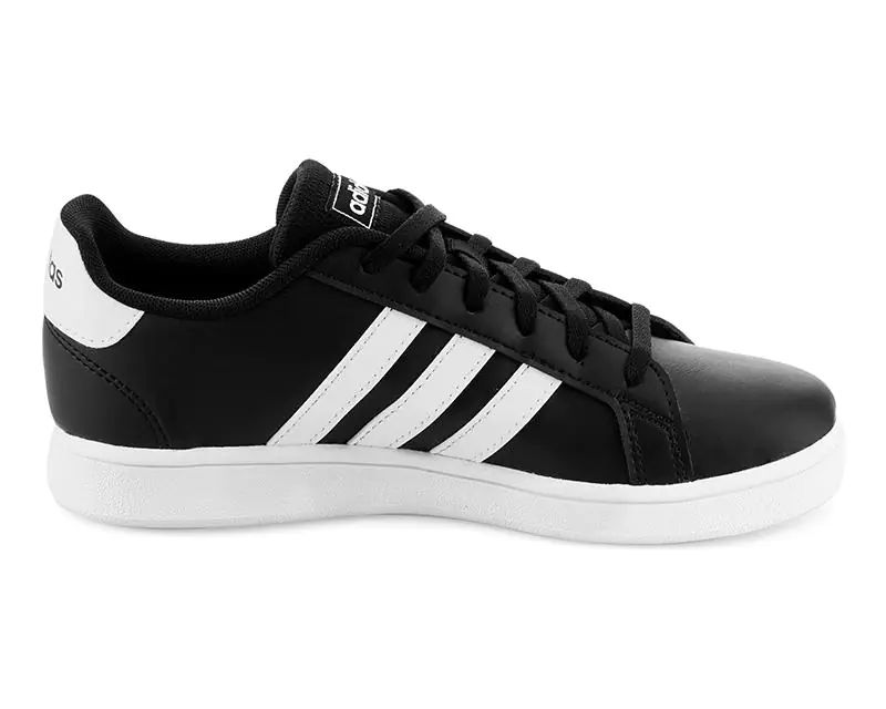 Tenis Adidas Grand Court EF0102 Color Negro Para Ni os