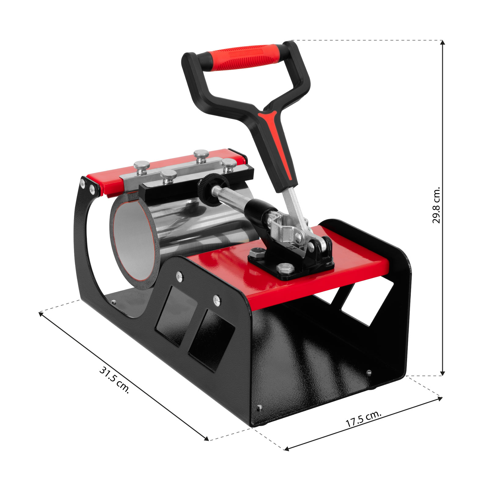 Plancha de Sublimación Combo 8 en 1 Multifuncional Giratoria para Camisetas, Gorras, Tazas, Platos