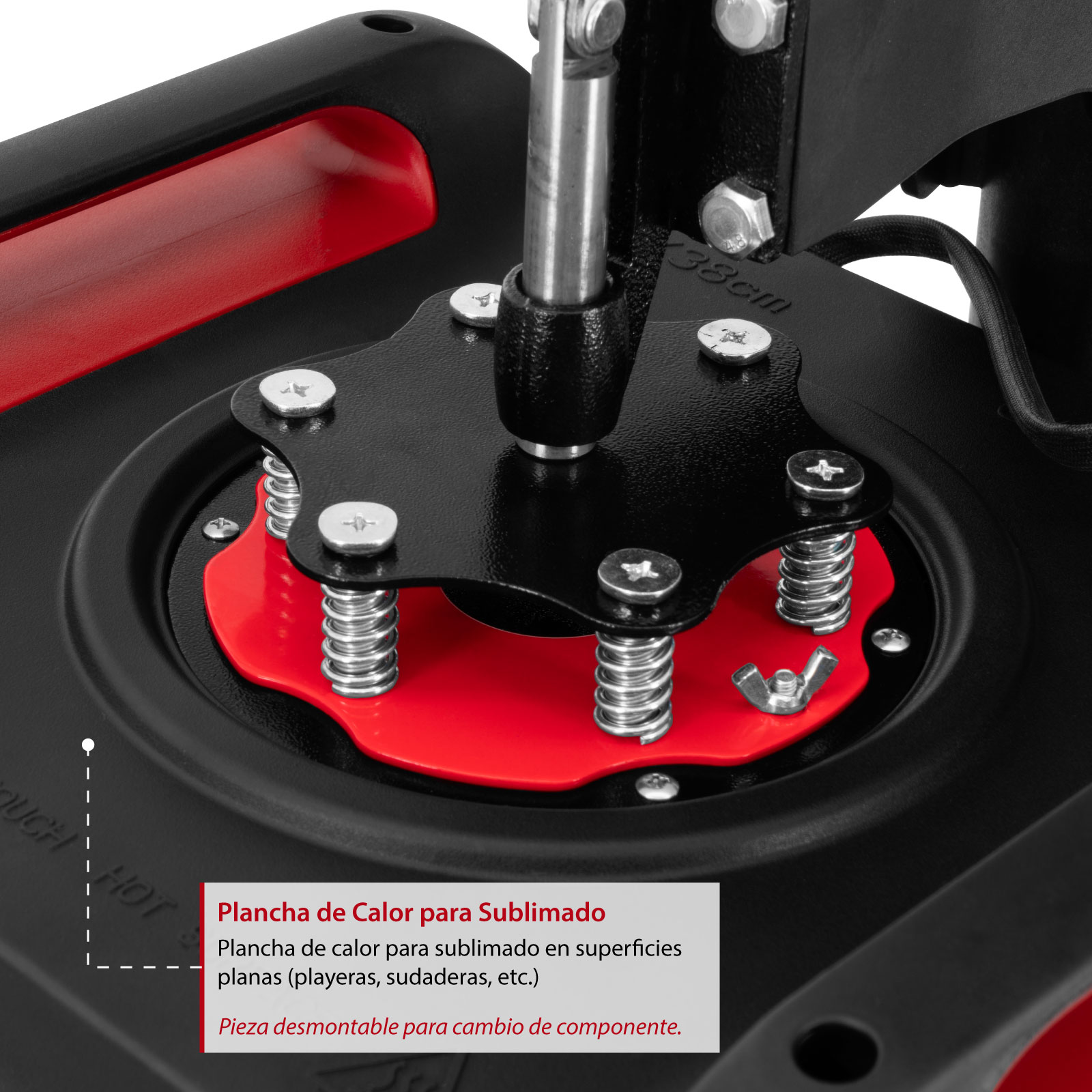 Plancha de Sublimación Combo 8 en 1 Multifuncional Giratoria para Camisetas, Gorras, Tazas, Platos