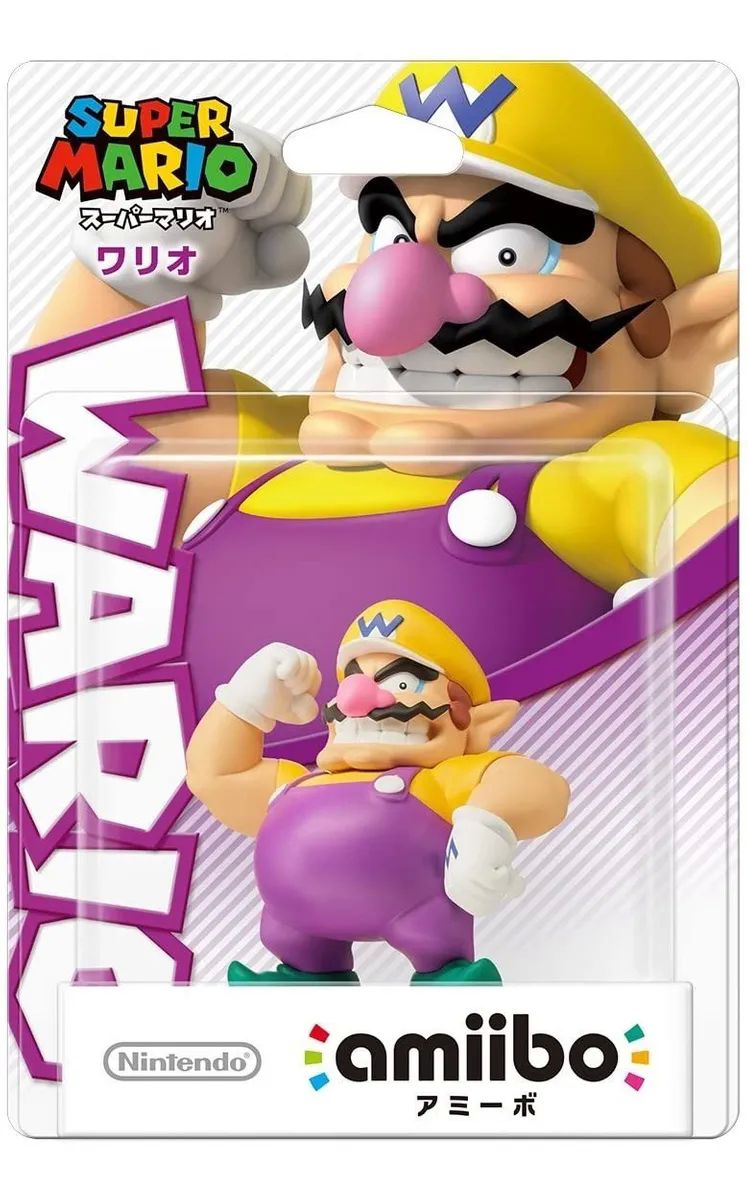 Figura Amiibo Original Wario Super Mario Bros